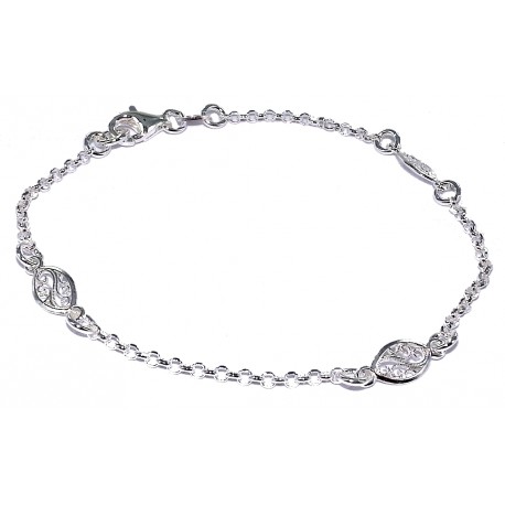 BRACELETS ARGENT Bracelet argent 2,1g 18CM filigrané