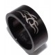 Bague acier t 54 a 70 plaquee noire