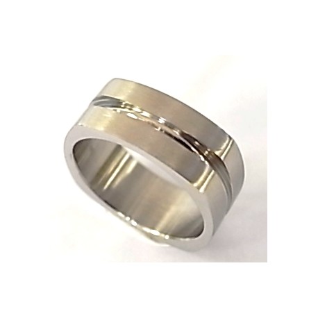 bague acier mate t58/62/66