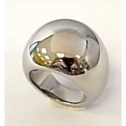 bague acier brillante t52/56/58/62/66