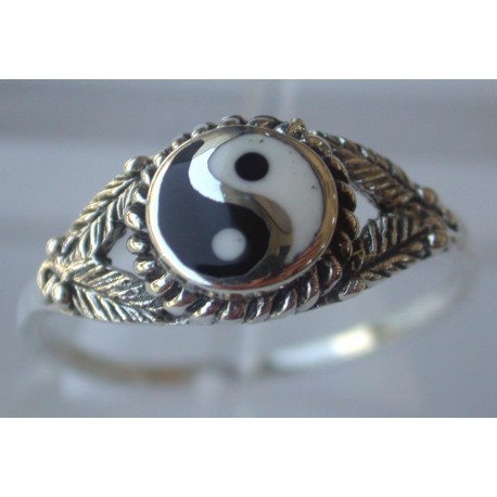 Bague yin hotsell et yang