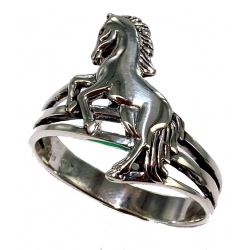 Bague argent cheval 2.9 g