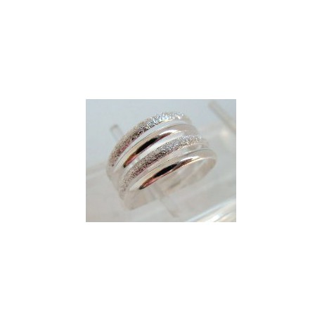 Bague argent 3.3g diamantee