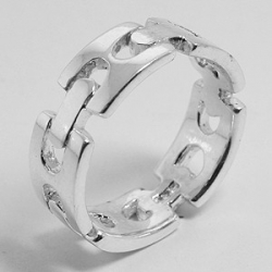 Bague argent 4.2g t 50 à 60