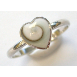 Bague argent 1.3g coquillage