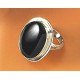 Bague argent 8,5g onyx taille 50 à 60