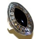 Bague argent 4,9g t 50 à 60 onyx