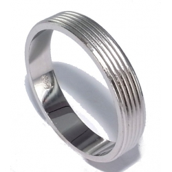 Bague argent rhodiée 2.9g t 50 à 64