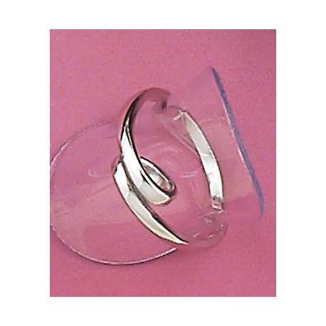 Bague argent  2,2g rhodi