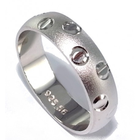 bague argent 3,5g rhodié t 52 à 68