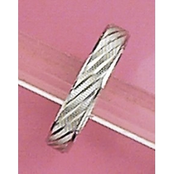 bague argent 2,7g rhodié  t 50 à 68