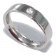 bague argent 4,2g rhodié zircon