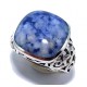 Bague argent 4,7g sodalite t 50 à 60