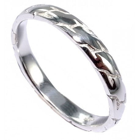 Bague argent 1,7g t 50 au 60