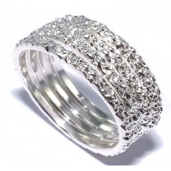 Bague argent 4,7g t 50 au 60