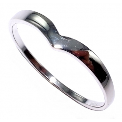 Bague argent 0,8g taille 50 à 60