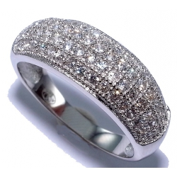 Bague argent 3,2g rhodié t 50 à 60