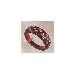 Bague fantaisie acrylique 3 tailles