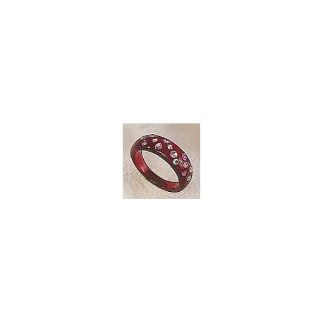 Bague fantaisie acrylique 3 tailles