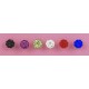 Présentoir 12 paires bo argent 6g strass
