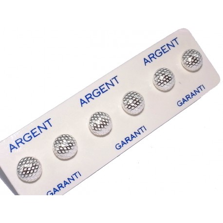 Bo argent lot de 3 paires bo argent 3,6g