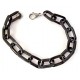 bracelet acier 21cm noir