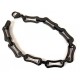 bracelet acier 21cm noir