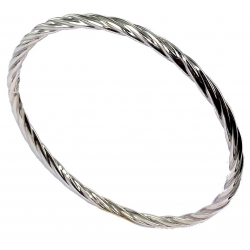 Bracelet argent 7,5g torsad