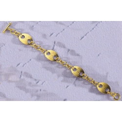 Bracelet plaqué or 18.5cm