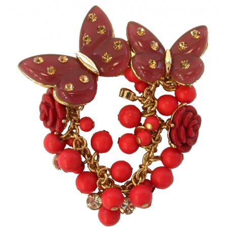 Broche assortie collier fd 482