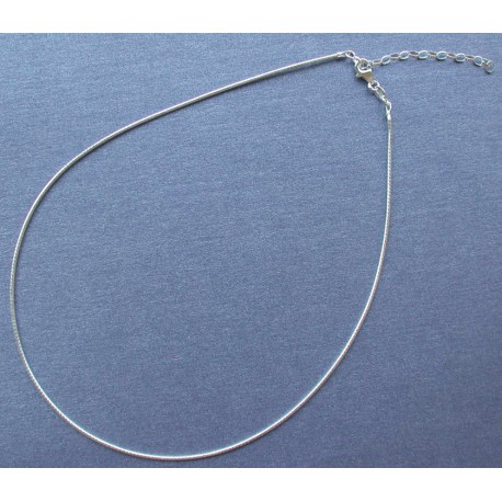 Collier argent 38 + 5 cm 6 g