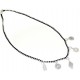 Collier argent 5g coton tressé 40 cm