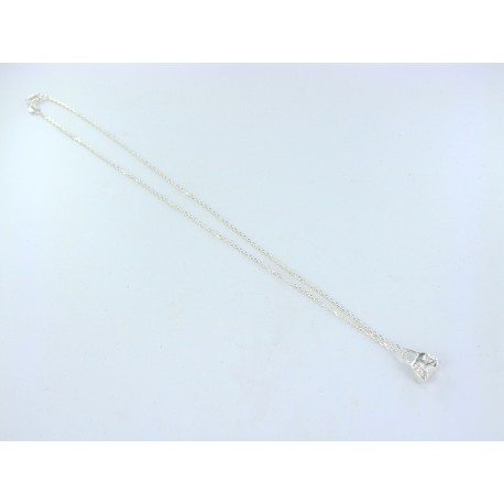 Collier argent pendentif sac à main 3.6g 40cm