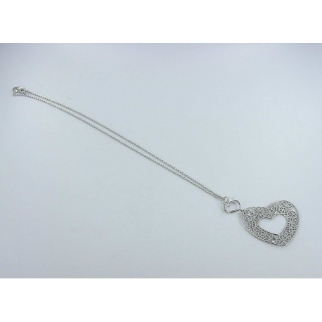 Collier argent rhodie 7.7g 42cm