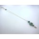 Collier argent 4.3g howlite 45+5cm