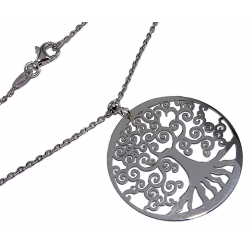 Collier argent rhodié 3,9g 42cm