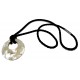 Collier  fantaisie 40 cm nacre blanche