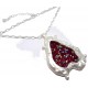 Collier fantaisie 45+5cm  strass