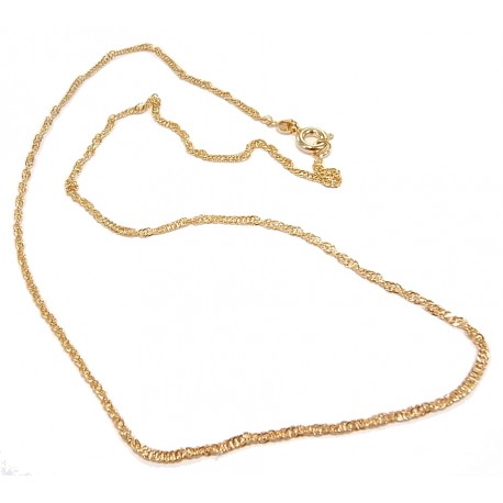 Collier plaqué or 40cm