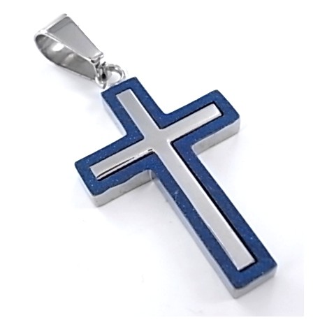 Pendentif acier l 316 croix