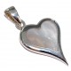 Pendentif argent 2.3g coeur nacre