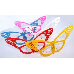 Lot de 5 présentoirs papillon 5 couleurs