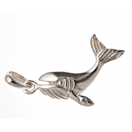 Pendentif argent 1,4g "baleine"