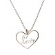 Collier argent 2,1g "love" 42 cm