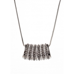Collier fantaisie cristal 42+5 cm
