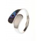 Bague argent 2g nacre blanche et nacre abalone T 50 à 60