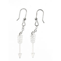 Boucles d'oreille argent 1,6g "flèche"