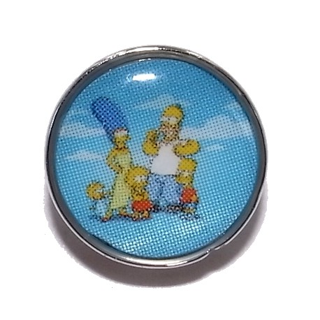 Bouton pression  métal et epoxy Simpson