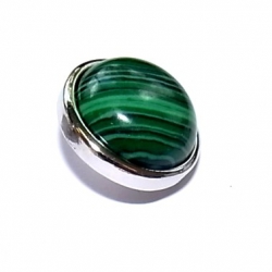 Bouton pression "Imitation malachite" taille G