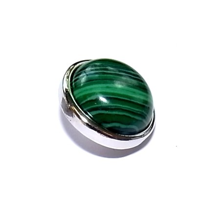 Bouton pression "Imitation malachite" taille G